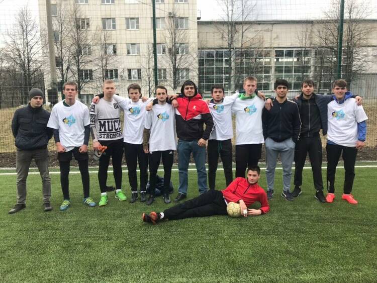 Участие в турнире по мини - футболу в рамках спартакиады ССУЗов г. Челябинска!