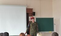 Встреча с выпускником колледжа, сотрудником военной полиции Министерства Обороны РФ
